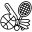Outdoor Sports  (Badminton, Cricket, Swings)